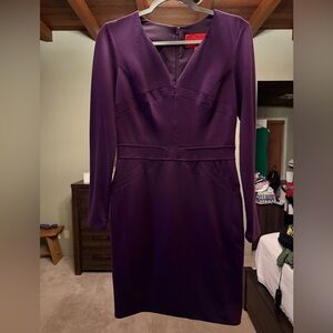 Zac Posen Z Spoke Elegant Plum Women's Dress